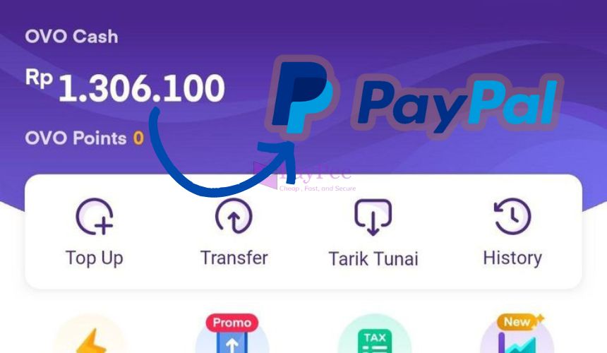 Cara Top Up PayPal Via OVO