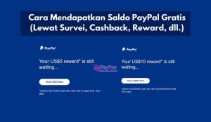 Cara Mendapatkan Saldo PayPal Gratis (Lewat Survei, Cashback, Reward, dll.)