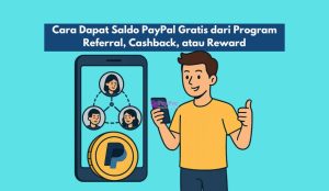Cara Dapat Saldo PayPal Gratis dari Program Referral, Cashback, atau Reward