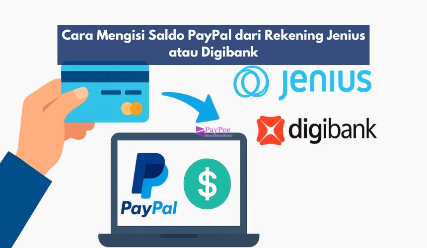 Cara Mengisi Saldo PayPal dari Rekening Jenius atau Digibank