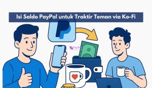 Isi Saldo PayPal untuk Traktir Teman via Ko-Fi