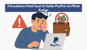 3 Kesalahan Fatal Saat Isi Saldo PayPal via Pihak Ketiga