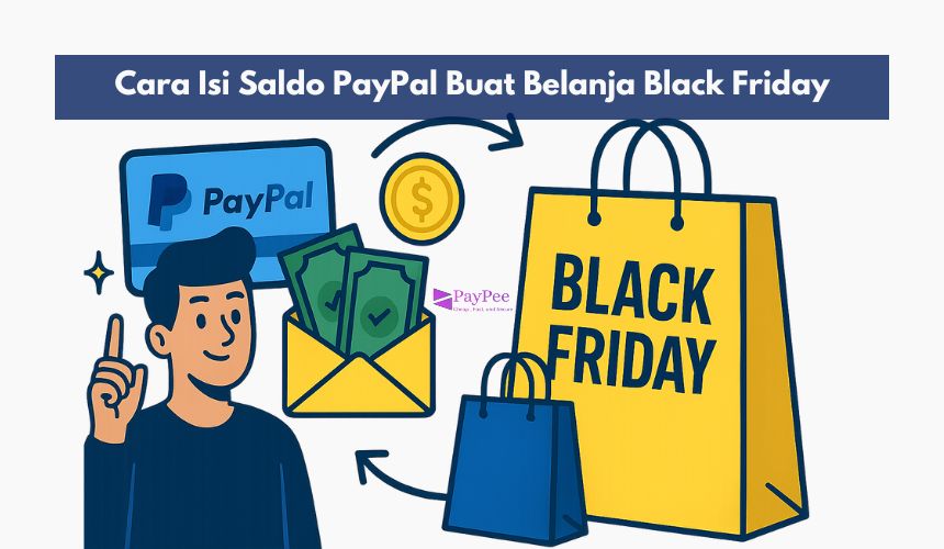 Cara Isi Saldo PayPal Buat Belanja Black Friday
