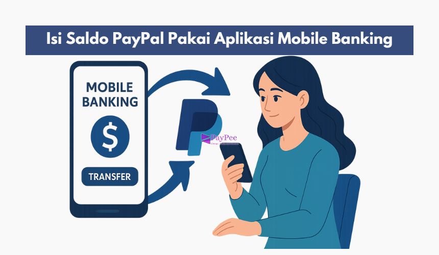 Isi Saldo PayPal Pakai Aplikasi Mobile Banking