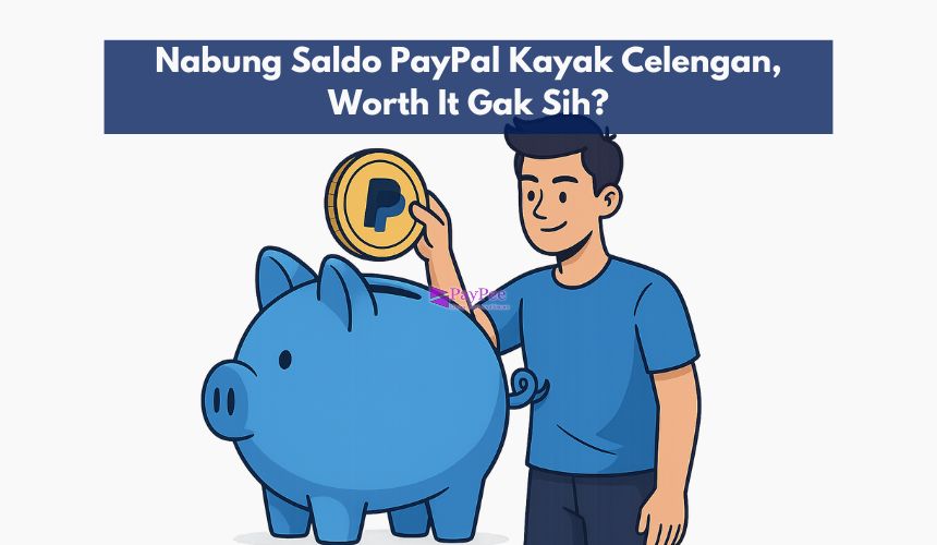 Nabung Saldo PayPal Kayak Celengan, Worth It Gak Sih?