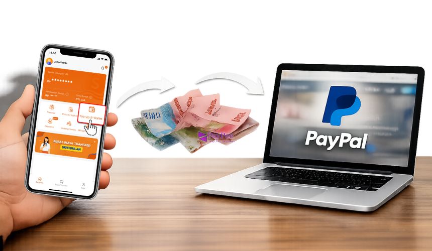 Cara Isi Saldo PayPal via SeaBank
