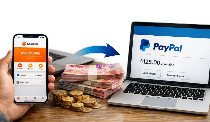 Cara Isi Saldo PayPal dari Bank Digital Seperti SeaBank