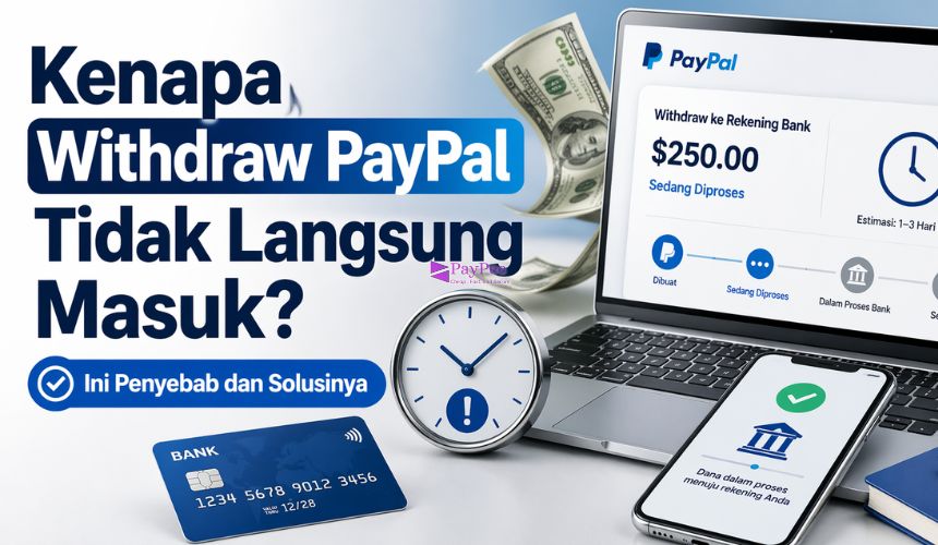 Kenapa Withdraw PayPal Tidak Langsung Masuk