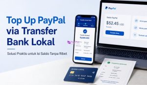 Top Up PayPal via Transfer Bank Lokal, Solusi Praktis untuk Isi Saldo Tanpa Ribet