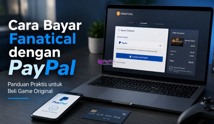 Cara Bayar Fanatical dengan PayPal