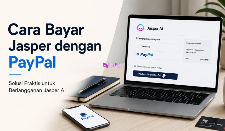 Cara Bayar Jasper dengan PayPal