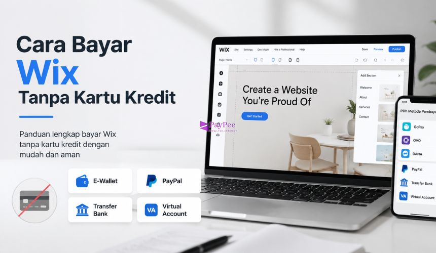 Cara Bayar Wix Tanpa Kartu Kredit