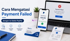 Cara Mengatasi Payment Failed dengan Isi Saldo PayPal