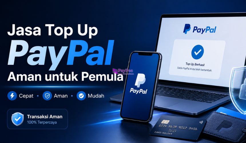 Jasa Top Up PayPal Aman untuk Pemula