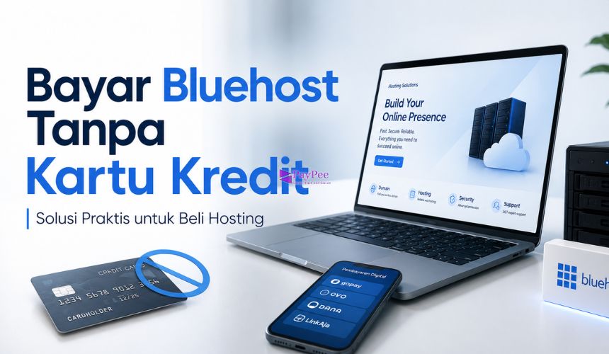 Cara Bayar Bluehost Tanpa Kartu Kredit