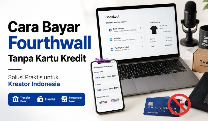 Cara Bayar Fourthwall Tanpa Kartu Kredit