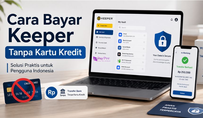 Cara Bayar Keeper Tanpa Kartu Kredit