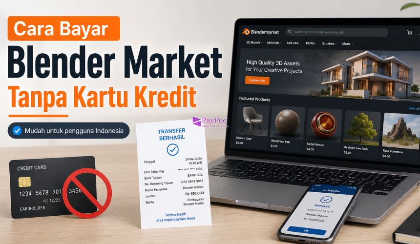 Cara Bayar Blender Market Tanpa Kartu Kredit