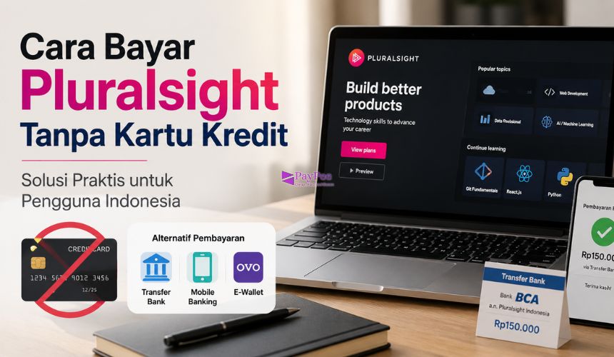 Cara Bayar Pluralsight Tanpa Kartu Kredit