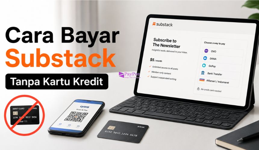 Cara Bayar Substack Tanpa Kartu Kredit
