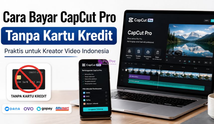 Cara Bayar CapCut Pro Tanpa Kartu Kredit