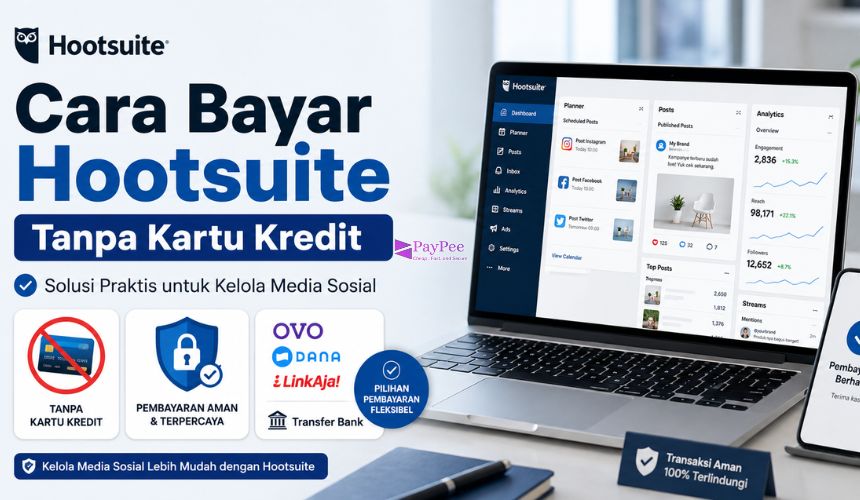 Cara Bayar Hootsuite Tanpa Kartu Kredit
