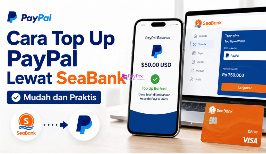 Cara Top Up PayPal Lewat SeaBank dengan Mudah dan Praktis