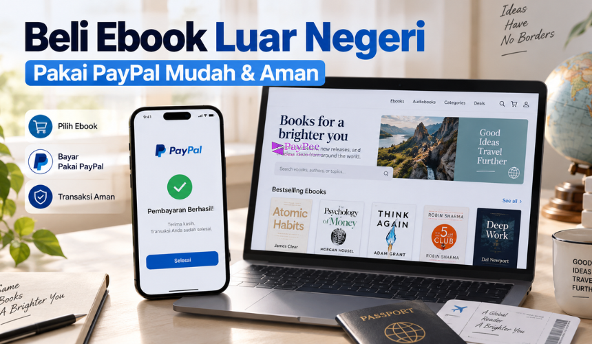 Cara Beli Ebook Luar Negeri Pakai PayPal