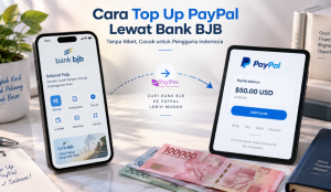 Cara Top Up PayPal Lewat Bank BJB