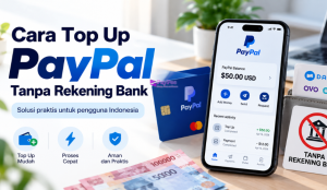 Cara Top Up PayPal Tanpa Rekening Bank