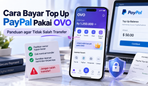 Cara Bayar Top Up PayPal Pakai OVO