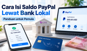 Cara Isi Saldo PayPal Lewat Bank Lokal