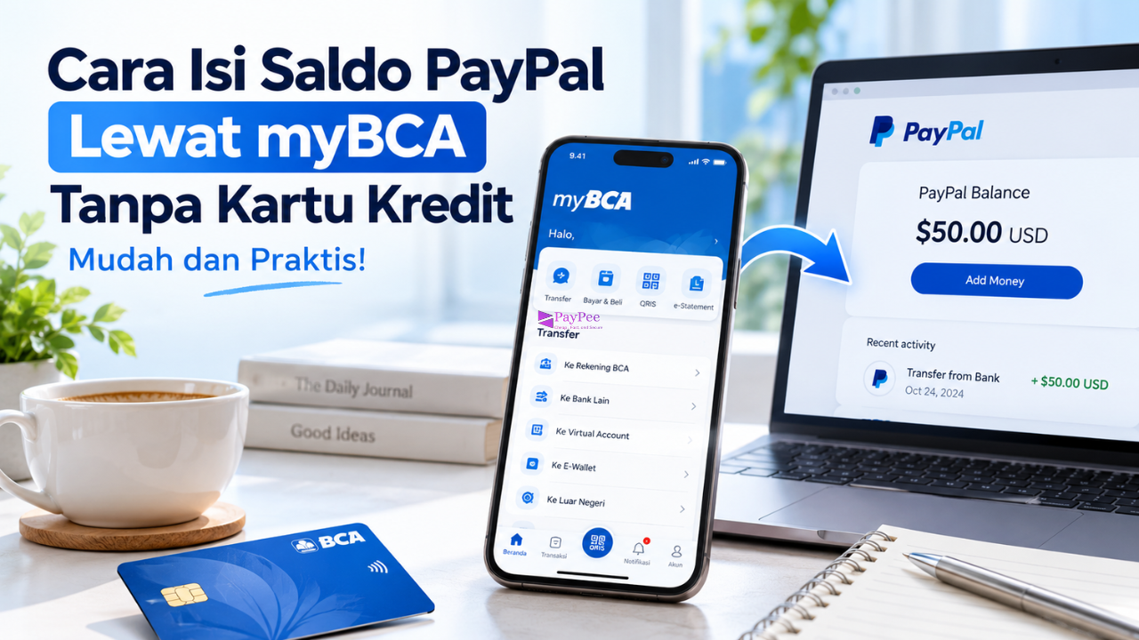 Cara Isi Saldo PayPal Lewat myBCA